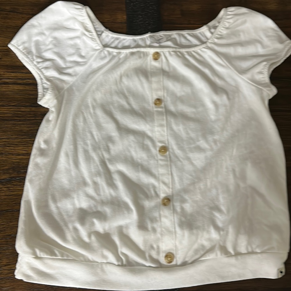 Girls white top